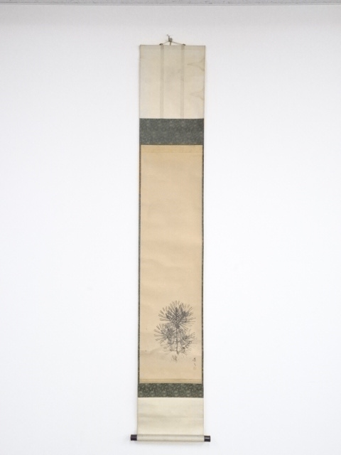 JAPANESE HANGING SCROLL / HAND PAINTED / CALLIGRAPHY
